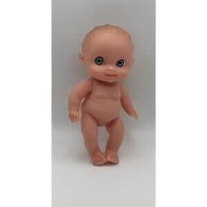 EUC Smiling Berenguer Baby Doll Approx. 5.5” tall Marked #15-14 Little Teeth